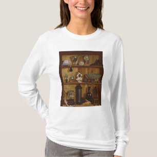 Camiseta Trompe - l ' oeil con una figurilla de Hércules