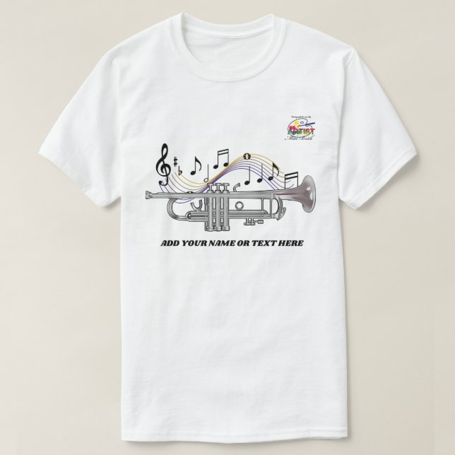 Camiseta Trompeta (Diseño del anverso)