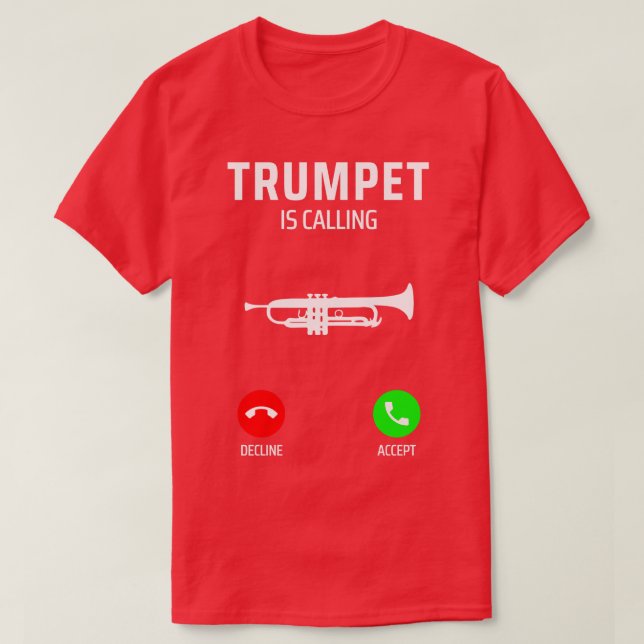 Camiseta trompeta 1 (Diseño del anverso)