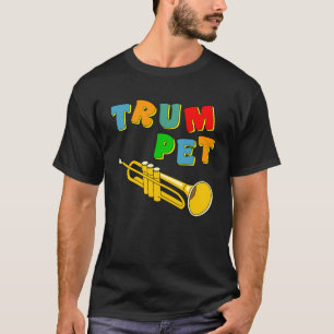 Camiseta Trompeta colorida
