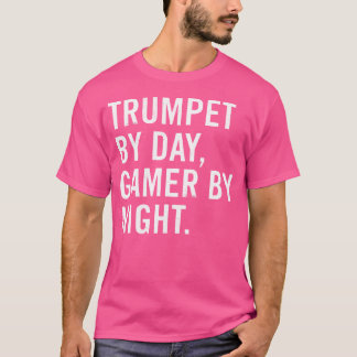 Camiseta Trompeta De Día Jugador De Noche 	 - Unisex Adulto