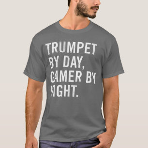 Camiseta Trompeta de día, jugadora por la noche