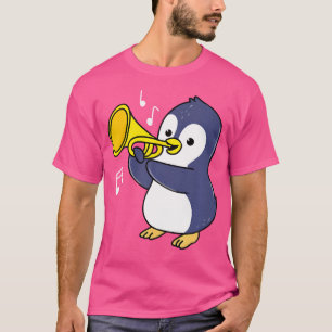 Camiseta Trompeta de juego de pingüino