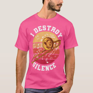 Camiseta Trompeta. Destruyo el silencio. En Mi Cabeza Piens