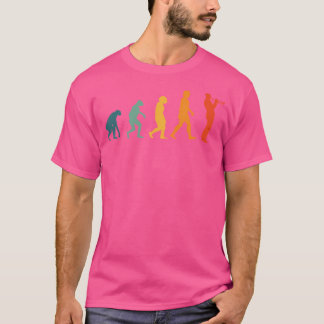 Camiseta Trompeta Evolución Trompeta Retro Músico Trompetas
