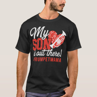 Camiseta Trompeta Mamá Trompetista Instrumento Musical