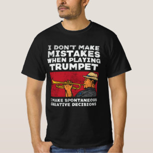 Camiseta Trompeta - Tocando una trompeta