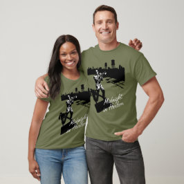 Camiseta Trompetista de Jazz de la Silueta de Nueva York
