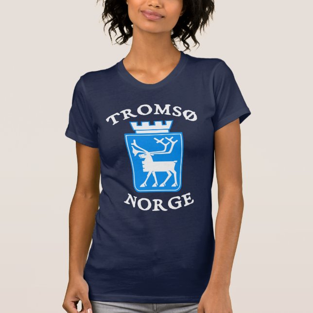 Camiseta Tromsø, Noruega (Norge) (Anverso)