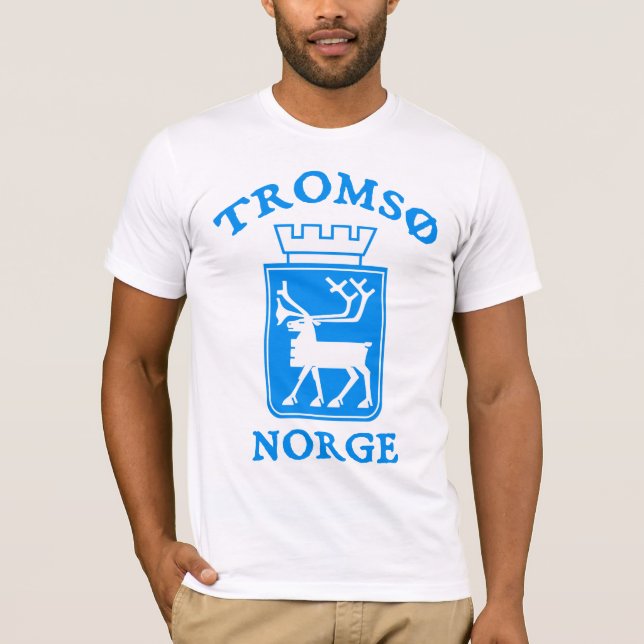 Camiseta Tromsø, Noruega (Norge) (Anverso)