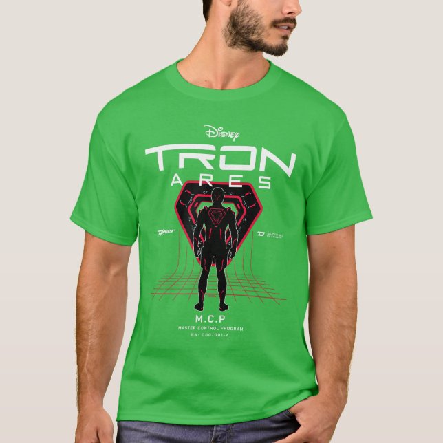 Camiseta TRON Ares Dillinger Systems Master Control Program (Anverso)