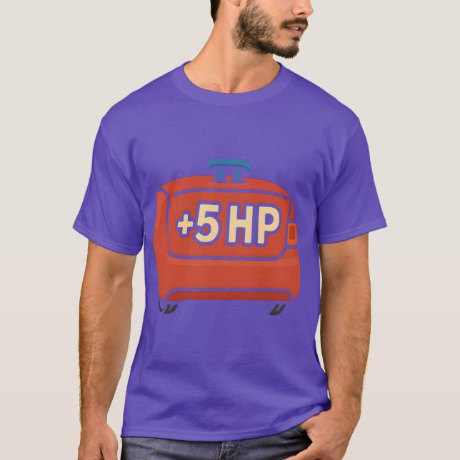 Camiseta Tronco de tonalidad divertida con parlanchín curvo (Anverso)