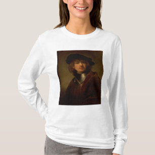 Camiseta Tronie' de un joven con Gorget y Beret