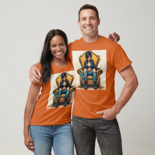 Camiseta Trono de graffiti de Punk lindo