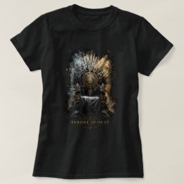 Camiseta Trono de Polvo Fantasía Oscura para Mujeres