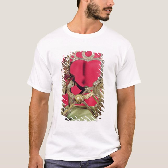 Camiseta Trono de rey Dagobert, (Anverso)