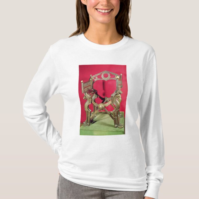 Camiseta Trono de rey Dagobert, (Anverso)