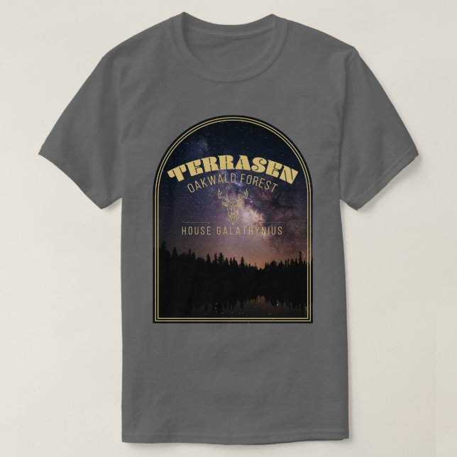 Camiseta Trono de Terrasen de Glass (Diseño del anverso)