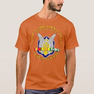 Camiseta Troop A 3ᵉʳ Sqdn 17th Cavalry w SVC Ribbon V3