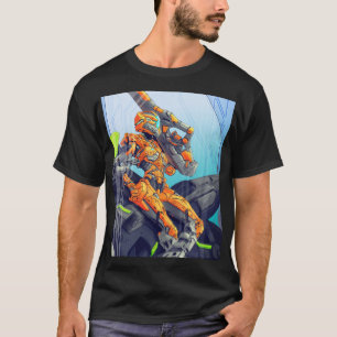Camiseta Trooper De Ciber Biker De Sci-Fi