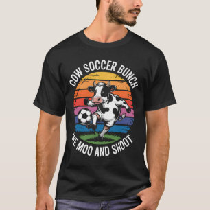 Camiseta Tropa de fútbol de vacas Nos bramamos y disparamos