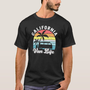 Camiseta Tropa de playa de Surfboard de la Palmera de Calif
