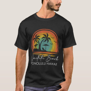 Camiseta Tropa de vacaciones de verano de Waikiki Beach Hon