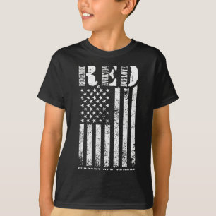Camiseta Tropas de Apoyo ROJO Recuerdan a Todos los Despleg