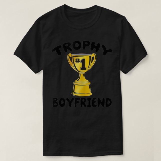 CAMISETA TROPHY BOYFRIEND FUNNY (Diseño del anverso)
