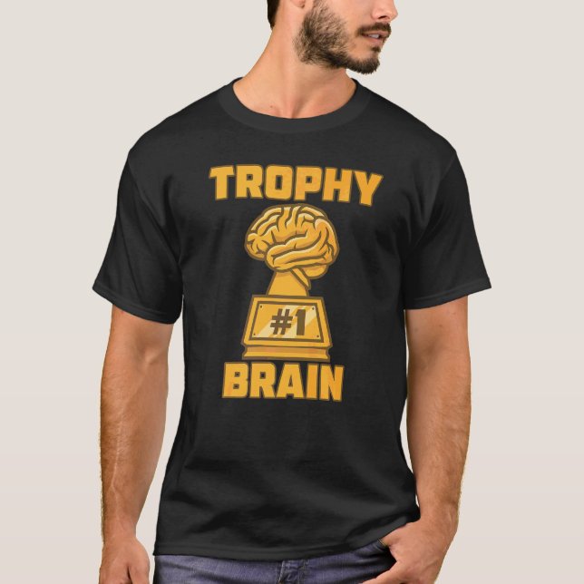 Camiseta Trophy Brain Award Ganador del Premio de Participa (Anverso)