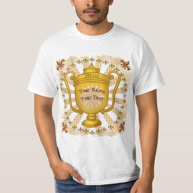 Camiseta Trophy Mom personalizado (Anverso)