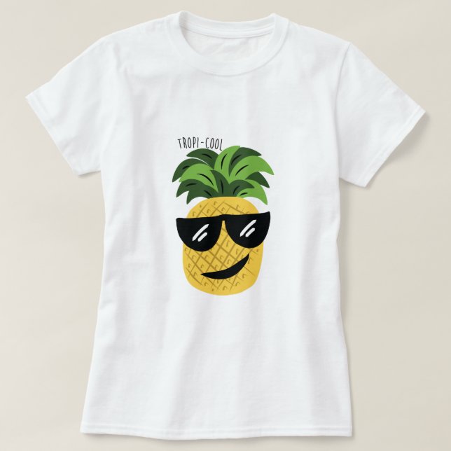 Camiseta Tropi-cool (Diseño del anverso)