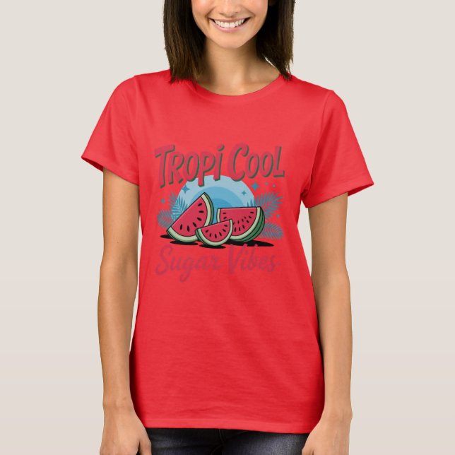Camiseta Tropi Cool Sugar Vibes  (Anverso)