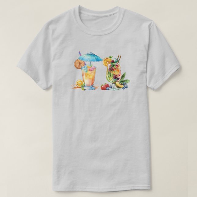 Camiseta Trópica de Bebida (Diseño del anverso)