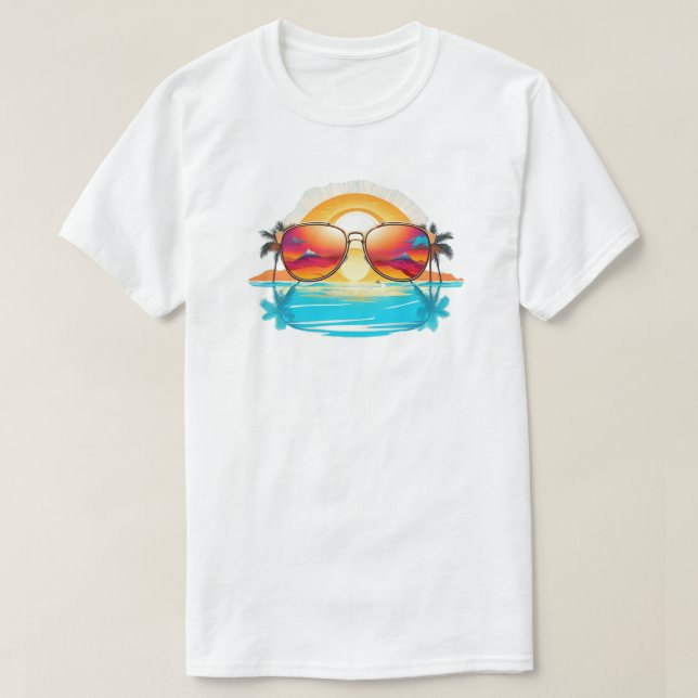 Camiseta tropical (Diseño del anverso)