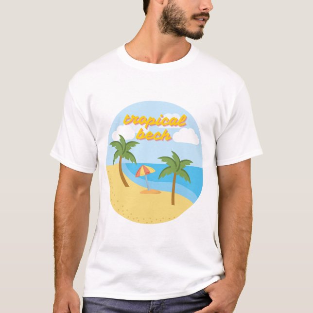 Camiseta tropical (Anverso)