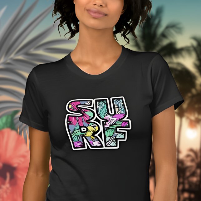 Camiseta Tropical Beach Surf (Subido por el creador)