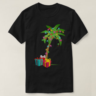 Camiseta Tropical Christmas Tree | Festive Palm Design