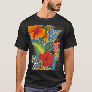 Camiseta tropical de flores de jengibre @3dudes1li