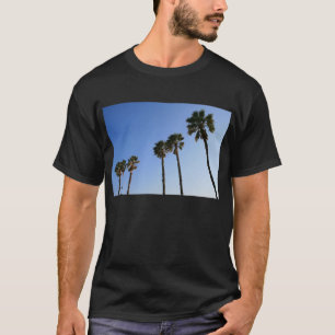Camiseta tropical de las palmeras