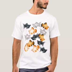 Camiseta tropical de los pescados de los Mollies