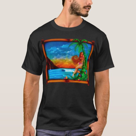 Camiseta tropical del verano