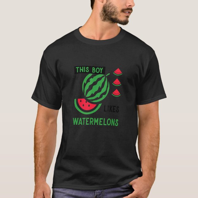 Camiseta Tropical Fruits Melon Watermelons Summer (Anverso)