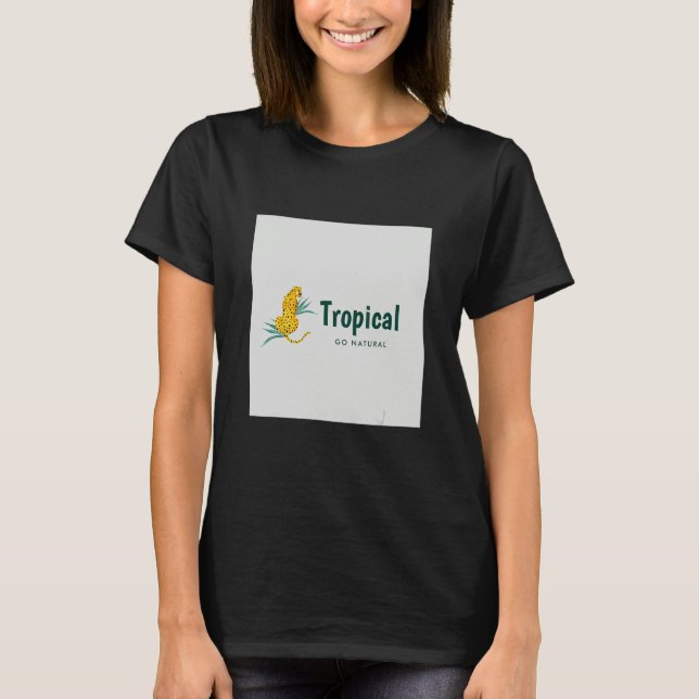 Camiseta Tropical Go Natural (Anverso)