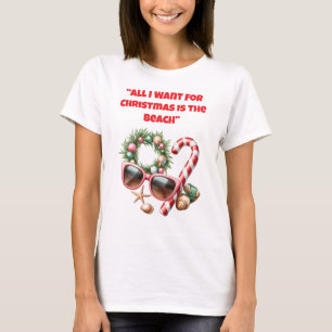 Camiseta-Tropical Navidad Familia Camiseta T