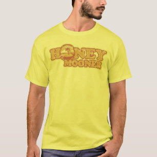 Camiseta tropical retra del recién casado