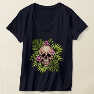 Camiseta Tropical Skeleton T-Shirt