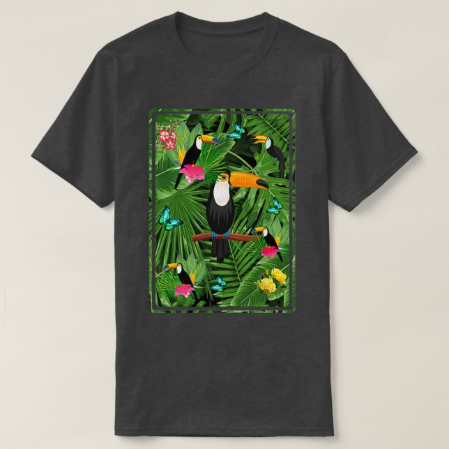 Camiseta Tropical toscano (Diseño del anverso)