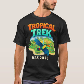 Camiseta Tropical Trek Vbs 2026 Ave Isla