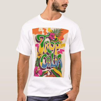 Camiseta Tropicália Brasil – Arte Brasileño Psicodélico & C
